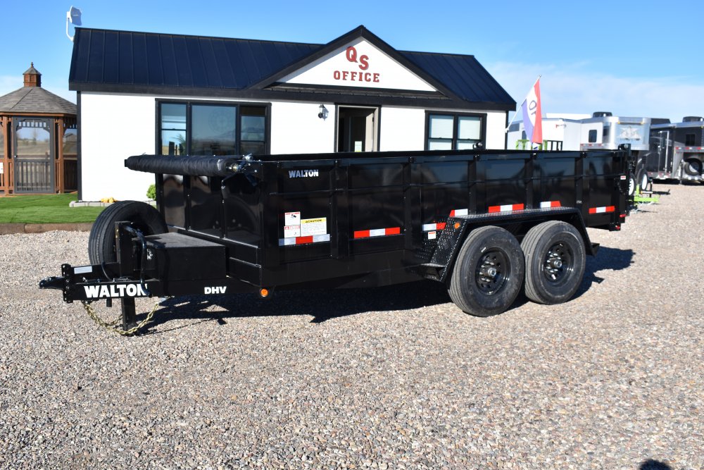 DHV207-14K Walton Dump trailer, 83'X14" 3 way spreader gate , 235/80R16 14 ply tires & spare