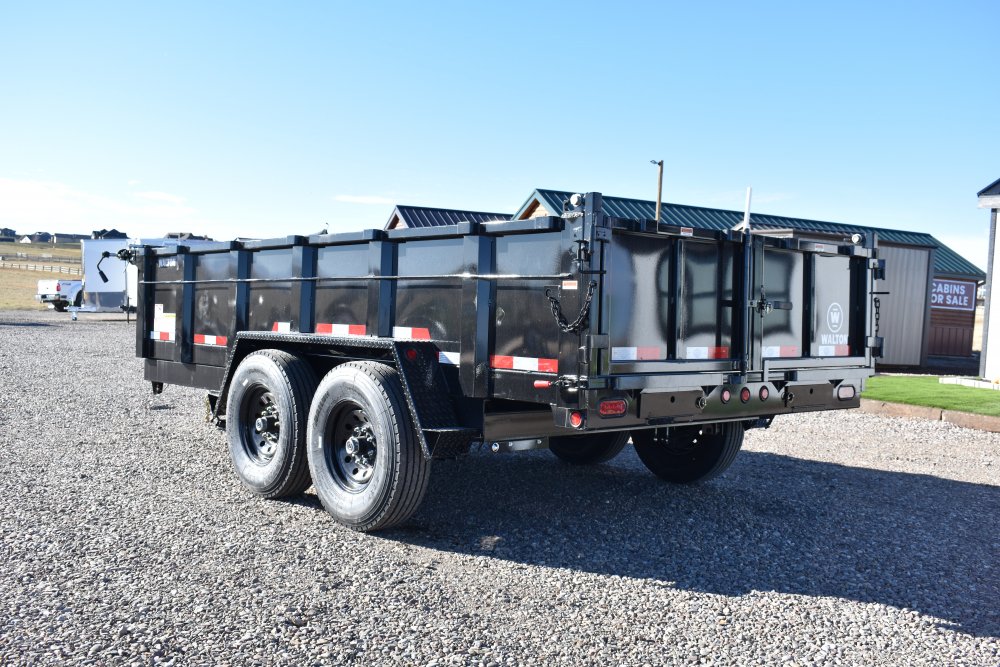 DHV207-14K Walton Dump trailer, 83'X14" 3 way spreader gate , 235/80R16 14 ply tires & spare