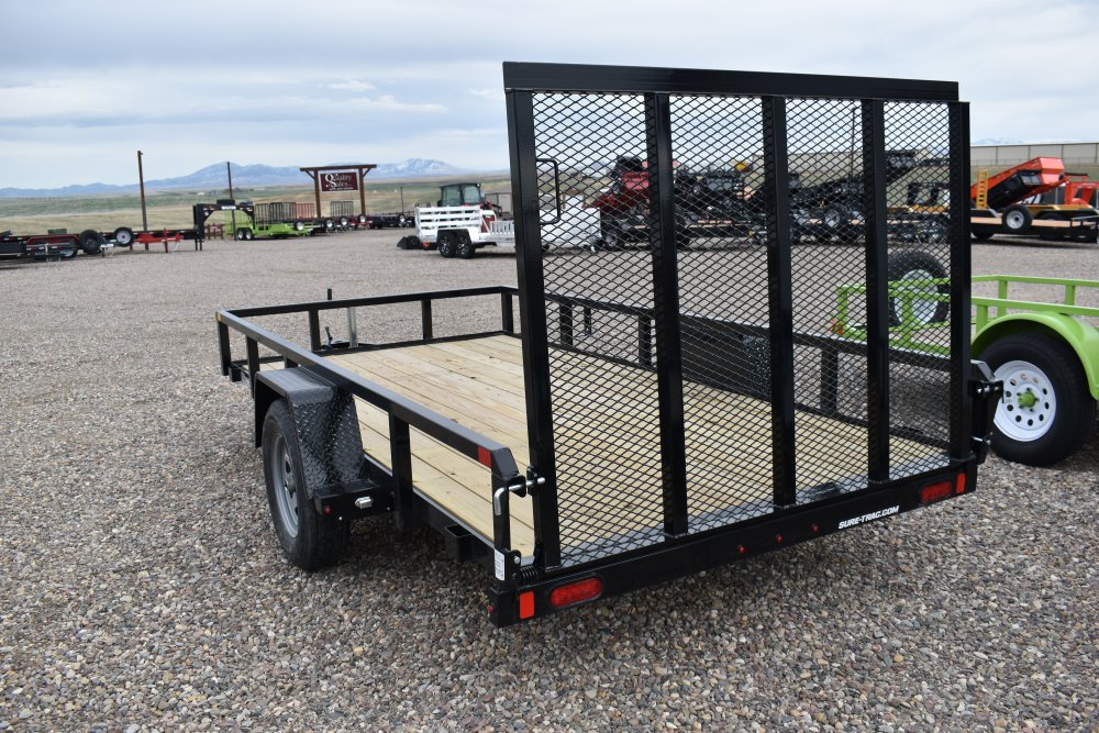 Sure-trac 6X12 3K Utility Trailer, tube top,5'-fold flat ramp gate