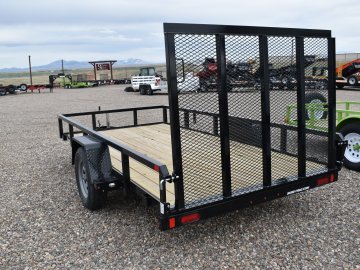Sure-trac 6X12 3K Utility Trailer, tube top,5'-fold flat ramp gate