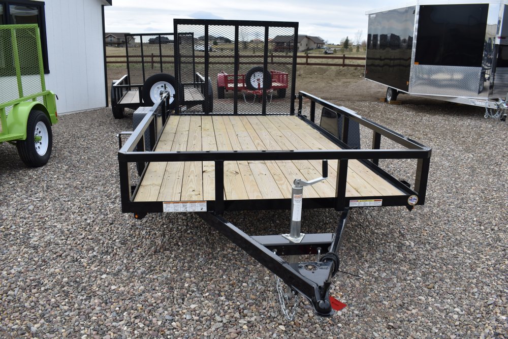 Sure-trac 6X12 3K Utility Trailer, tube top,5'-fold flat ramp gate