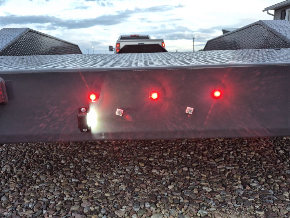 RawMaxx 8.5'X18' 10K Flatbed, Torsion Axles, 3' Dovetail w/Slide Out Ramps, Drive-Over Fenders, X Tr