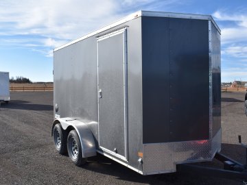 Haulmark 6'X12' 7K cargo trailer, ST205/75R15 Radial tires, spare tire
