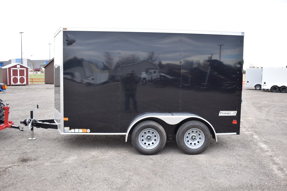 Haulmark 6'X12' 7K cargo trailer, ST205/75R15 Radial tires, spare tire