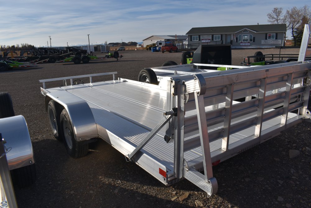 Triton 81"X16' 7K Aluminum Utility Trailer (Fit Series) extruded alum decking, torsion axles, ST205/
