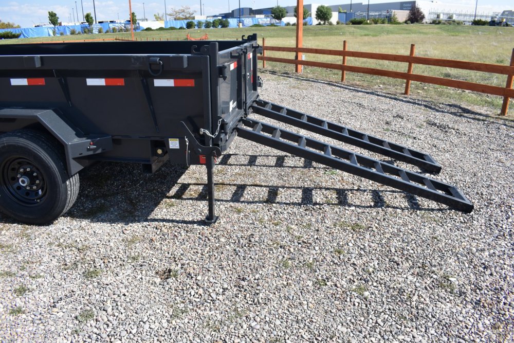 Hillcrest 7X16 16K bumper pull dump trailer, spreader gate, rear stabilizer stands, LED lights