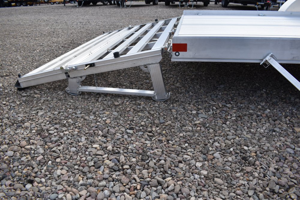 Triton 81"X16' 7K Aluminum Utility Trailer (Fit Series) extruded alum decking, torsion axles, LED li