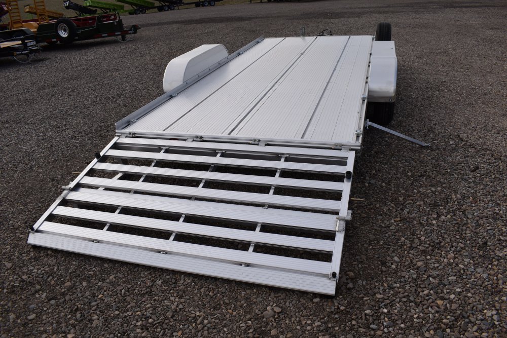 Triton 81"X16' 7K Aluminum Utility Trailer (Fit Series) extruded alum decking, torsion axles, LED li