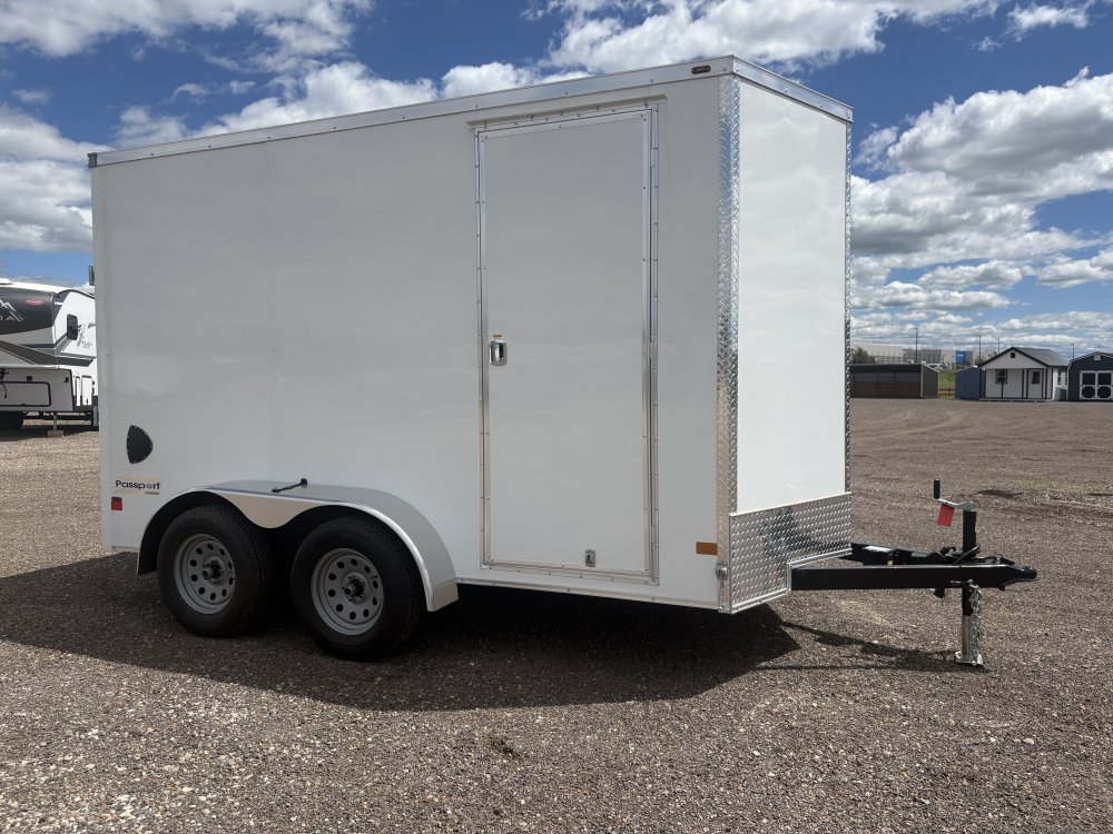 Haulmark 6'X12' 7K cargo trailer, ST205/75R15 Radial tires, spare tire, LED lights
