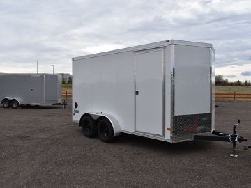 Haulmark 7'X14' 7K cargo trailer, ST205/75R15 Radial tires, spare tire, LED lights