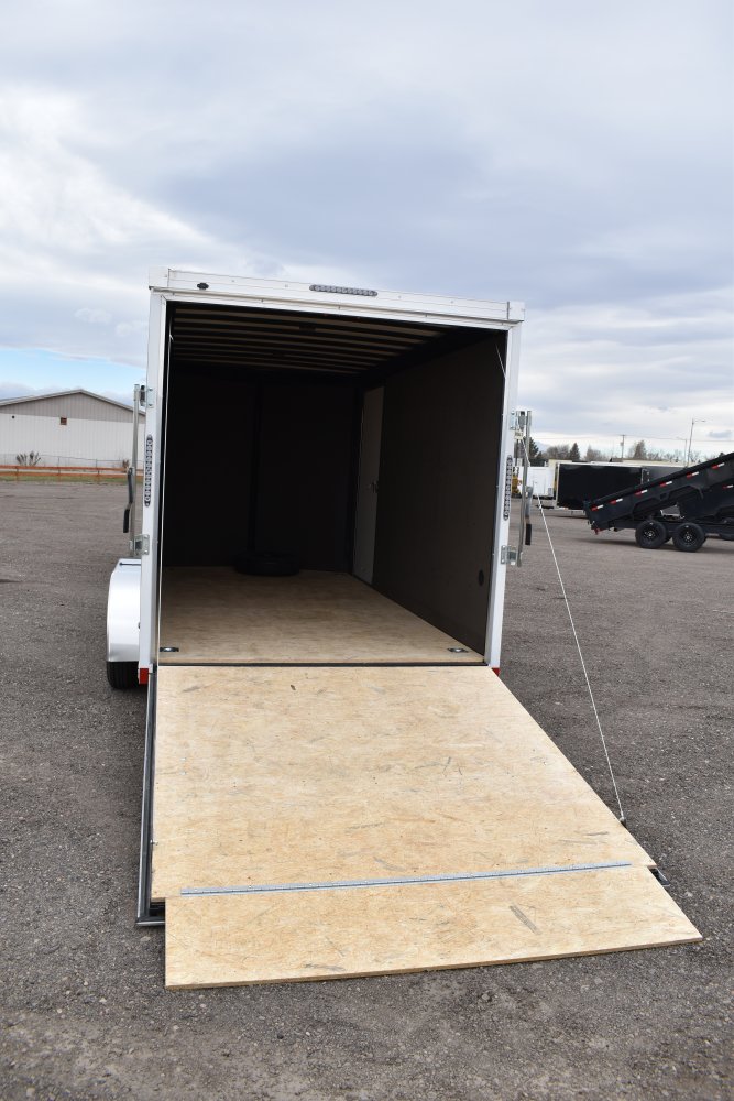 Haulmark 7'X14' 7K cargo trailer, ST205/75R15 Radial tires, spare tire, LED lights