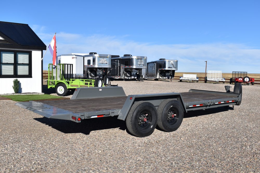 Walton TSX207-22B 14K 85"X22' tilt deck equipment trailer, 7K oil bath torsion axles, ST235/80R16 Ra