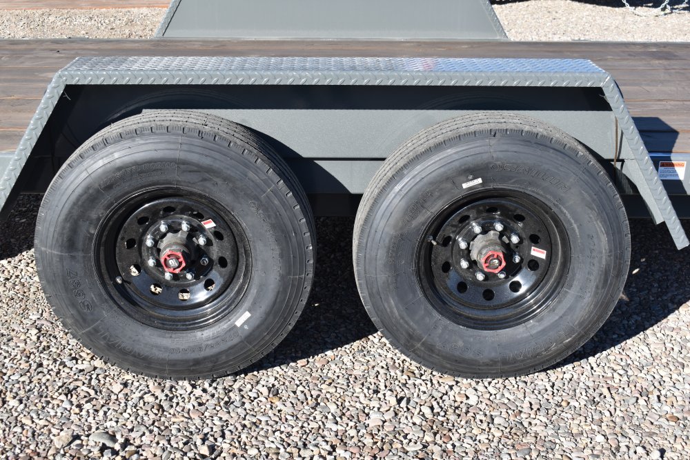 Walton TSX207-22B 14K 85"X22' tilt deck equipment trailer, 7K oil bath torsion axles, ST235/80R16 Ra