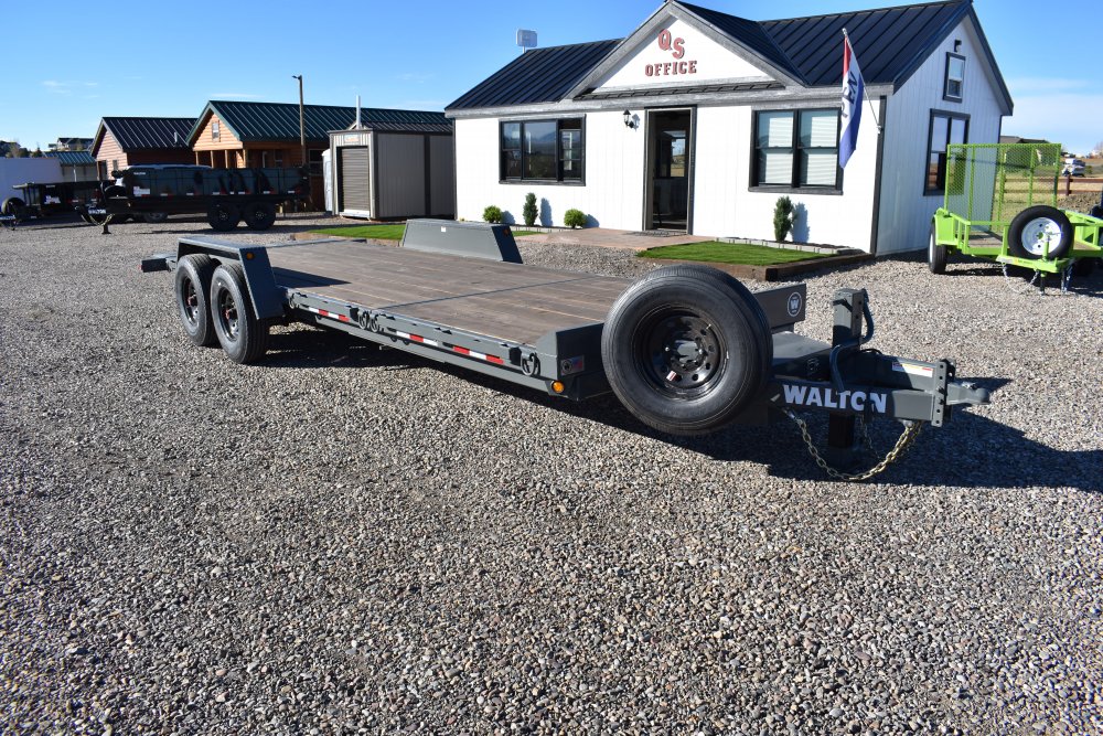 Walton TSX207-22B 14K 85"X22' tilt deck equipment trailer, 7K oil bath torsion axles, ST235/80R16 Ra