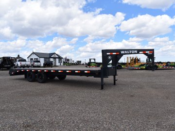 Walton FBX210SS-26G 20K Gooseneck deck over trailer, mega ramps ST235/75R17.5 Radial super single ti