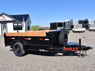 Double A 5'x10' Dump Trailer, ST225/75R15 Radial tires, spare tire,
