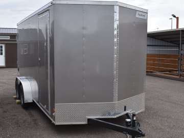 Haulmark 7'X16' 7K Cargo Trailer, ST205/75R15 Radial tires, Spare Tire, LED Lights