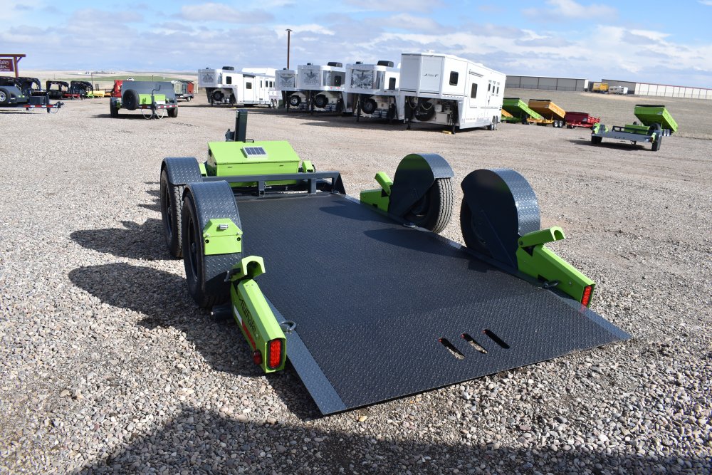 FCH 8014 Flattrack knuckled A frame trailer