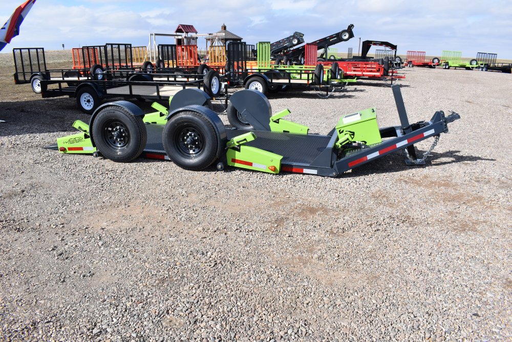 FCH 8014 Flattrack knuckled A frame trailer