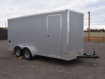 Haulmark 7'X16' 7K Cargo Trailer, ST205/75R15 Radial tires, Spare Tire, LED Lights