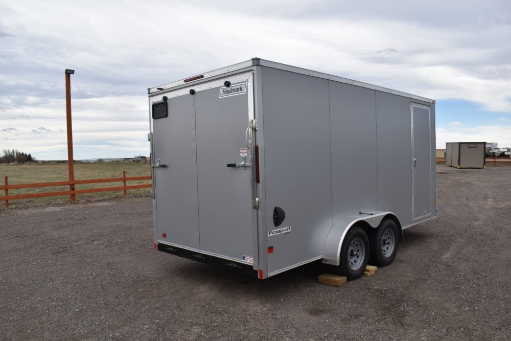 Haulmark 7'X16' 7K Cargo Trailer, ST205/75R15 Radial tires, Spare Tire, LED Lights