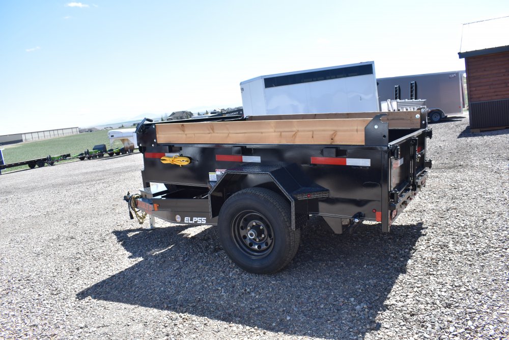 Double A 5'x8' Dump Trailer, ST225/75R15 Radial tires, spare tire,