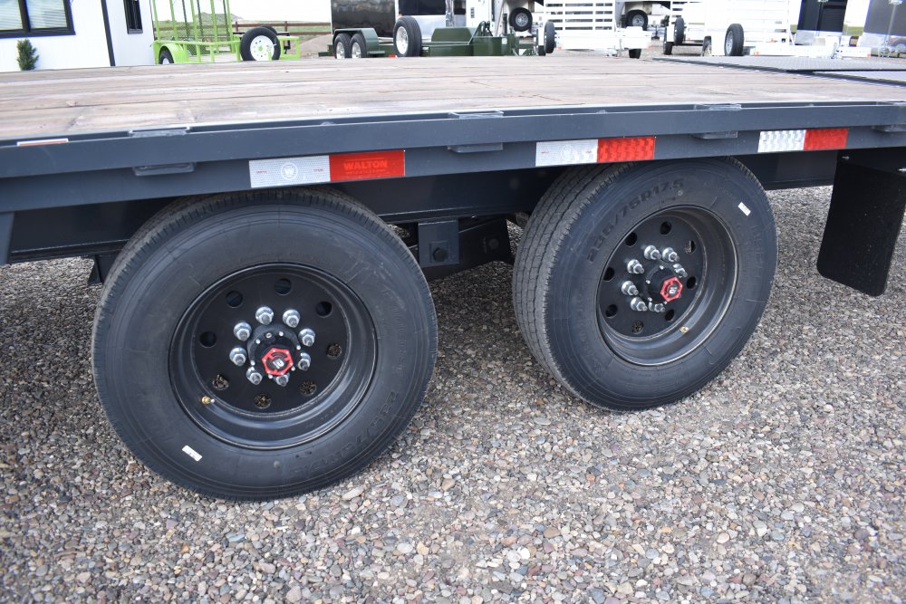 Walton FBX210SS-28G 20K 102"X28' Gooseneck deck over trailer, mega ramps, 235/75R17.5 tires
