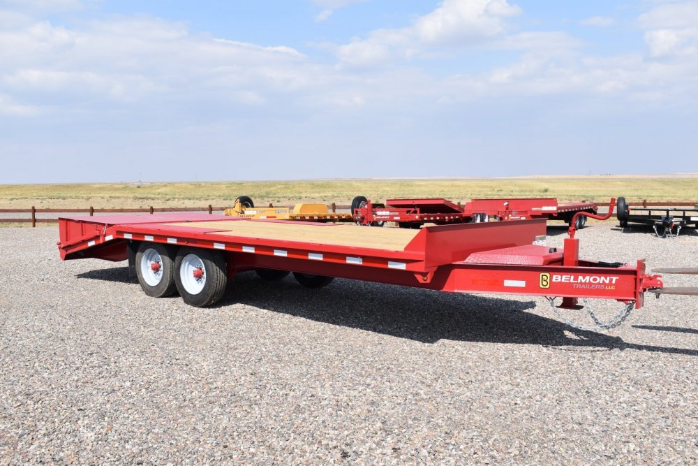 DO920-16K Deckover Equipment Trailer, spare tire & wind up underbody tire mount, mud flaps, 4' Beave