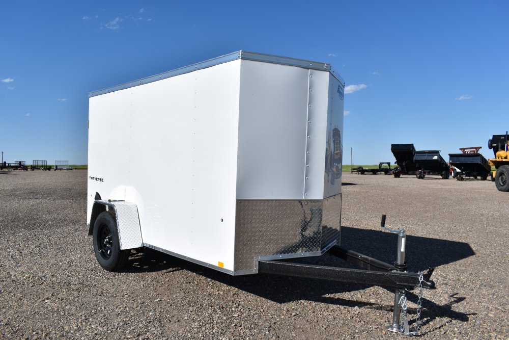 Formula Traverse 5'X10' 3K single axle enclosed cargo trailer w/rear ramp door