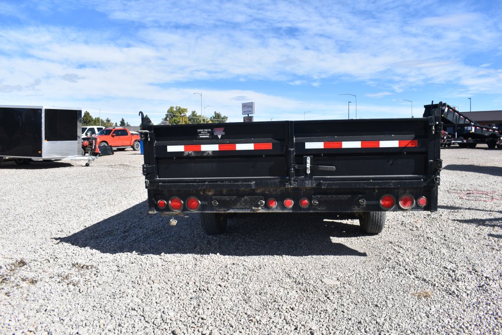 2018 PJ Dump Trailer, Fold down sides, spreader gate, mesh tarp