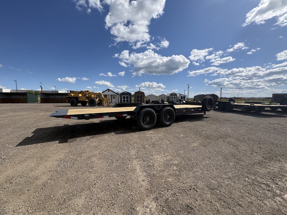 Hillcrest 82"X24' 16K bumper pull tilt deck Equipment Trailer, deck-16' tilt, 8' fixed, 14 ply tires