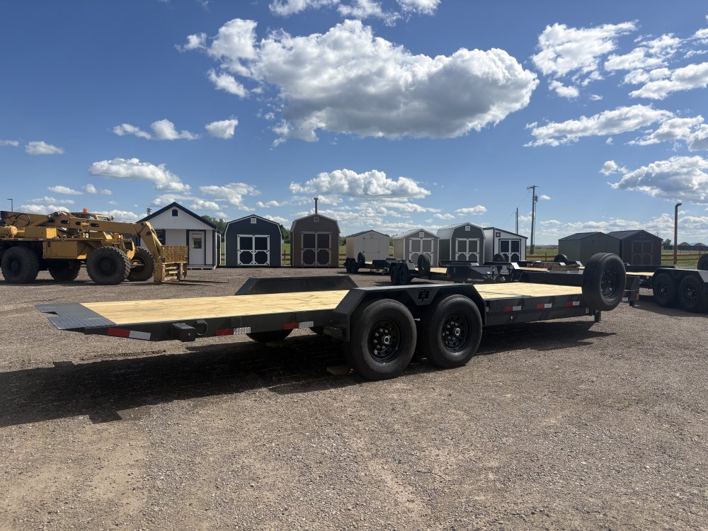 Hillcrest 82"X24' 16K bumper pull tilt deck Equipment Trailer, deck-16' tilt, 8' fixed, 14 ply tires