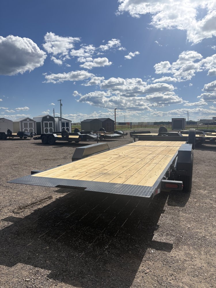 Hillcrest 82"X24' 16K bumper pull tilt deck Equipment Trailer, deck-16' tilt, 8' fixed, 14 ply tires
