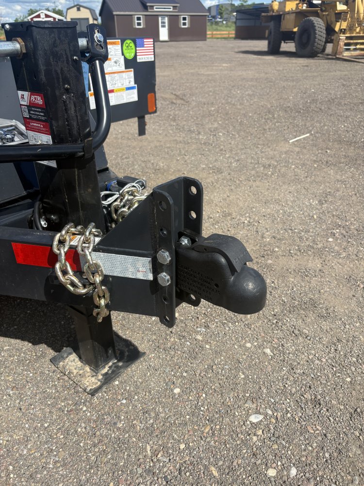 Hillcrest 82"X24' 16K bumper pull tilt deck Equipment Trailer, deck-16' tilt, 8' fixed, 14 ply tires