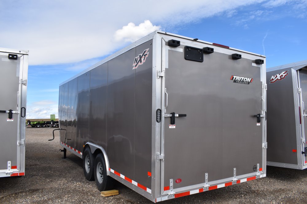 Triton 8.5X30 (floor 102"X24') 14K Aluminum, Gooseneck car hauler trailer, torsion axles, pull out s