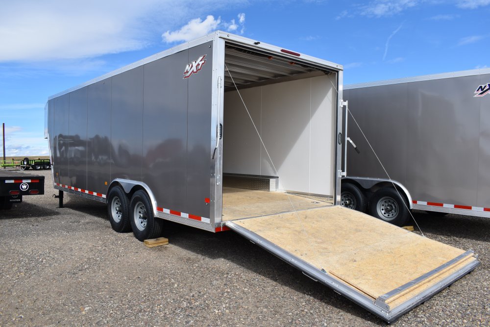 Triton 8.5X30 (floor 102"X24') 14K Aluminum, Gooseneck car hauler trailer, torsion axles, pull out s
