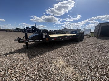 Hillcrest 82"X22' 14K bumper pull tilt deck Equipment Trailer, deck-16' tilt, 6' fixed