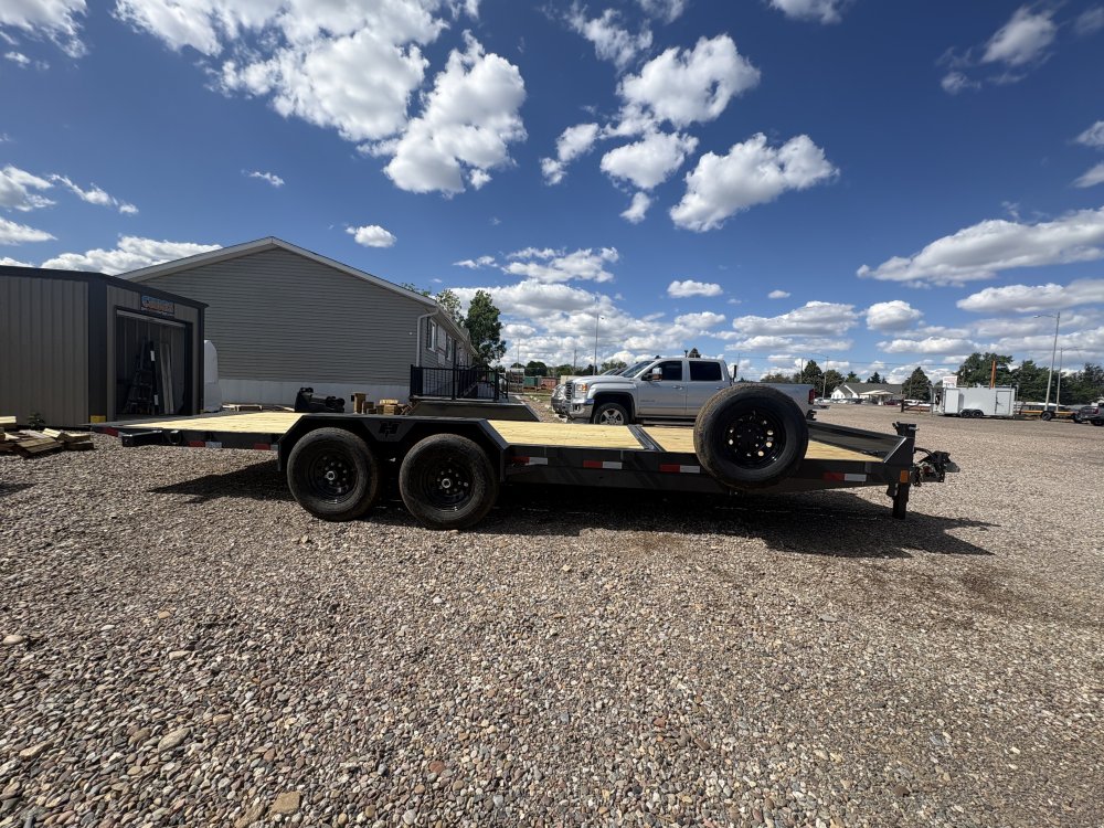 Hillcrest 82"X22' 14K bumper pull tilt deck Equipment Trailer, deck-16' tilt, 6' fixed