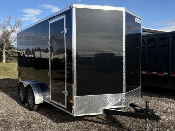 Haulmark 7'X14' 7K cargo trailer, ST205/75R15 Radial tires, spare tire, LED Lights