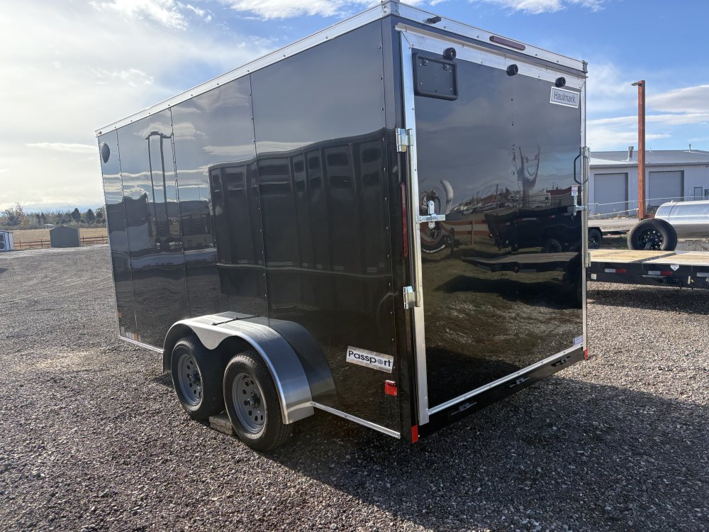 Haulmark 7'X14' 7K cargo trailer, ST205/75R15 Radial tires, spare tire, LED Lights