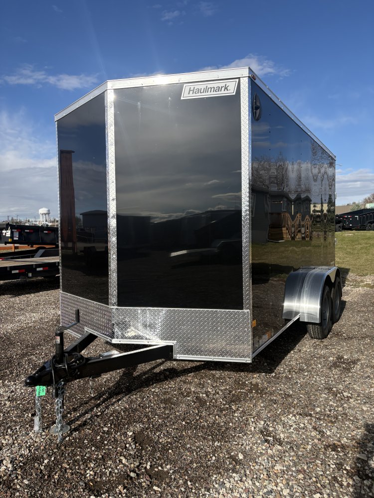 Haulmark 7'X14' 7K cargo trailer, ST205/75R15 Radial tires, spare tire, LED Lights