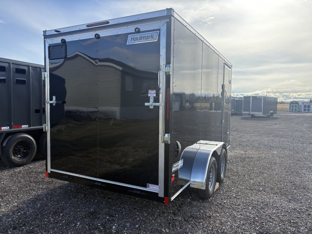 Haulmark 7'X14' 7K cargo trailer, ST205/75R15 Radial tires, spare tire, LED Lights