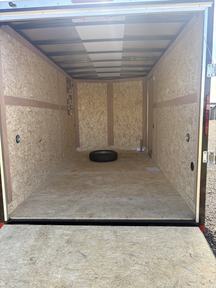 Haulmark 7'X14' 7K cargo trailer, ST205/75R15 Radial tires, spare tire, LED Lights