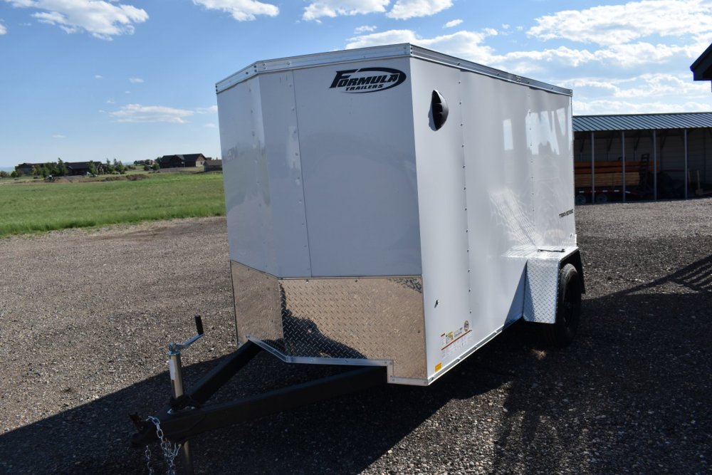 Formula Traverse 6'X12' 3K single axle enclosed cargo trailer w/rear ramp door