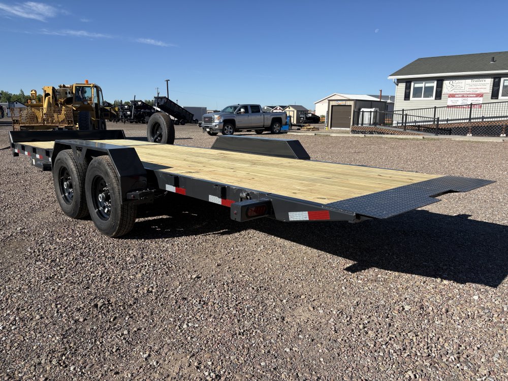 Hillcrest 82"X22' 14K bumper pull tilt deck Equipment Trailer, deck-16' tilt, 6' fixed