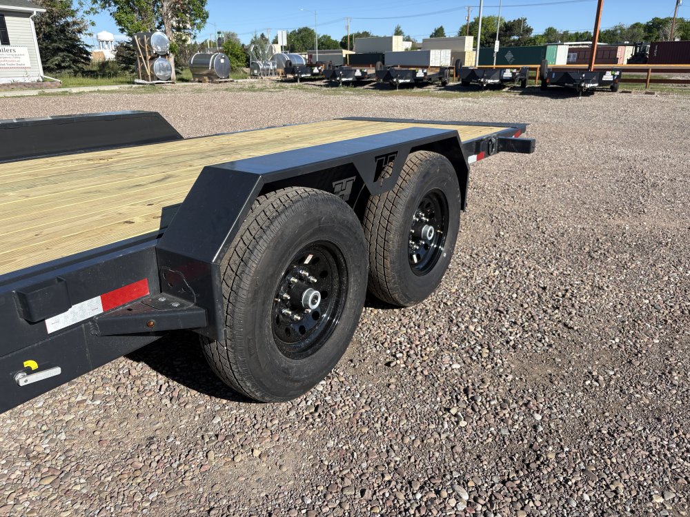 Hillcrest 82"X22' 14K bumper pull tilt deck Equipment Trailer, deck-16' tilt, 6' fixed