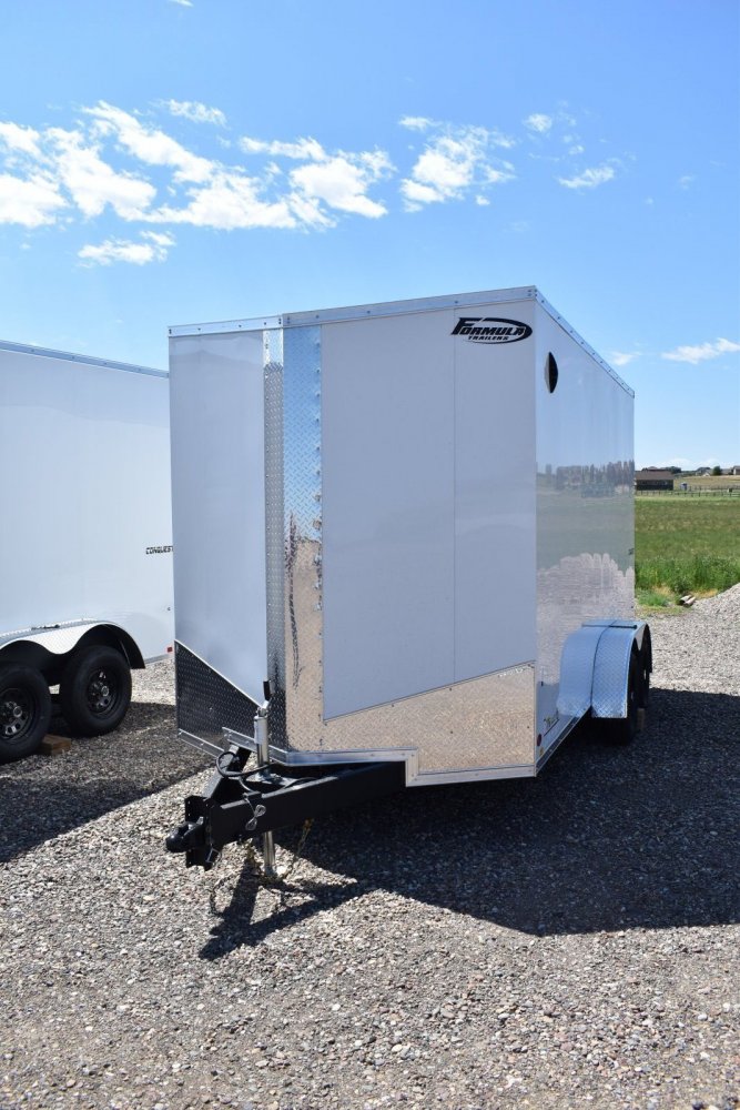 Formula Conquest 7X14 7K enclosed cargo trailer, rear ramp door, LED lights