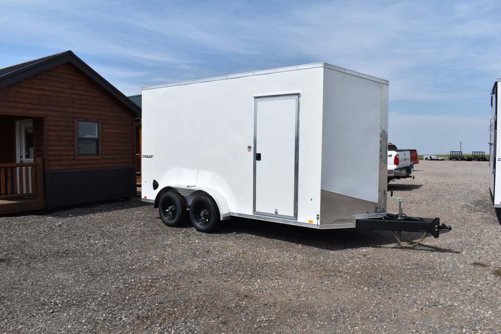 Formula Conquest 7X14 7K enclosed cargo trailer, rear ramp door, LED lights