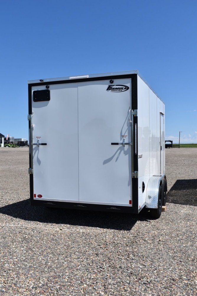 Formula Conquest 7X14 7K enclosed cargo trailer, rear ramp door, LED lights