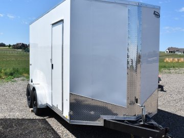 Formula Conquest 7X14 7K enclosed cargo trailer, rear ramp door, LED lights